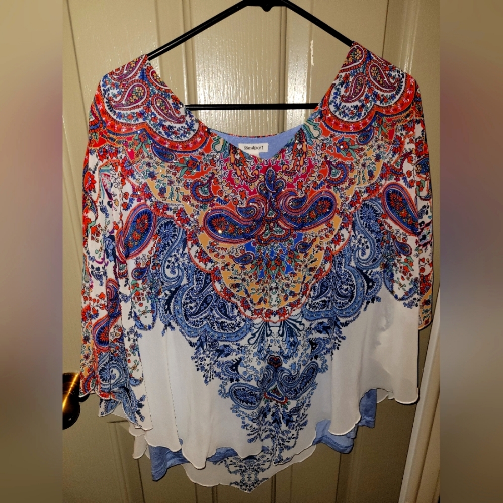 West Port blouse size 2X